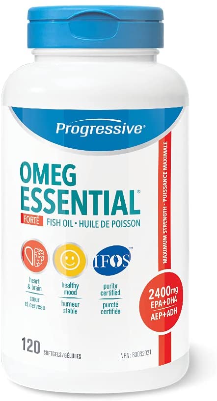 OmegEssential Forte Fish Oil  EPA 1600 mg DHA 800 mg - (Fish Oil - Sustainable farming)